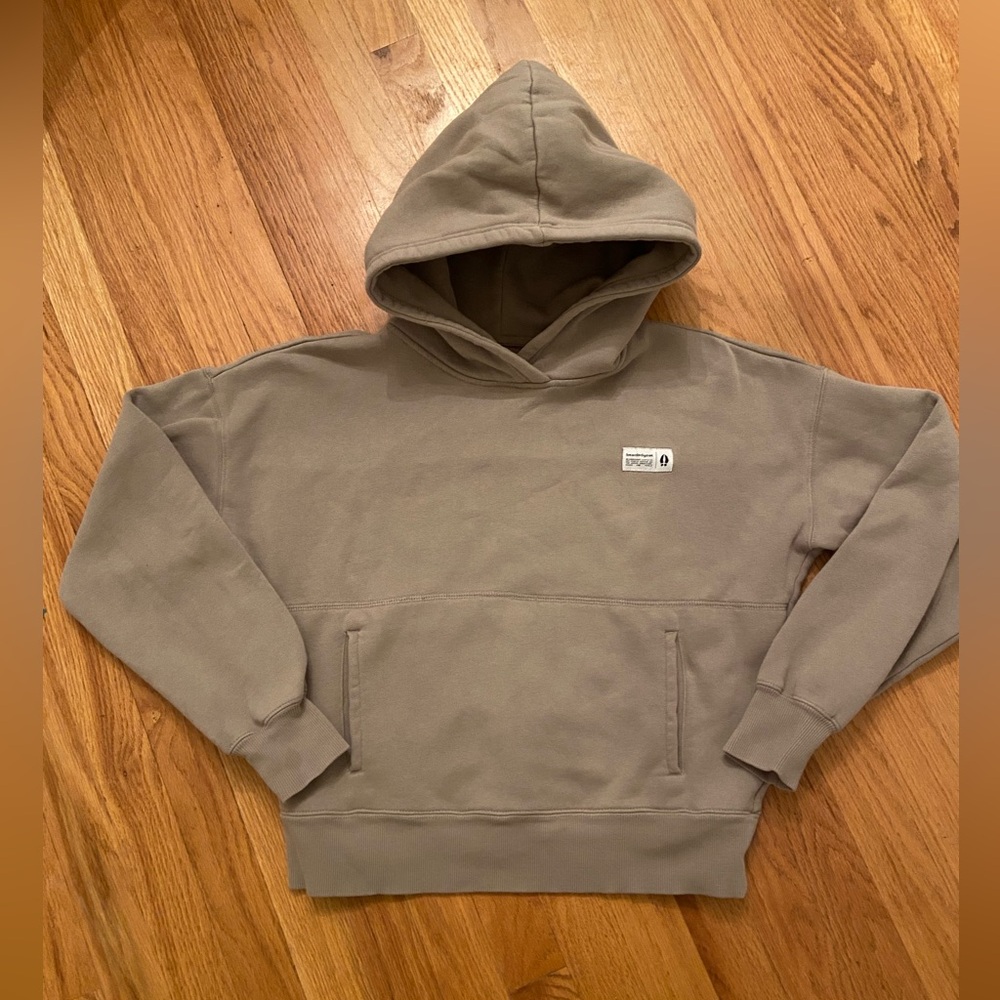 Women’s Small Beardedgoat Tan Colored Hoodie